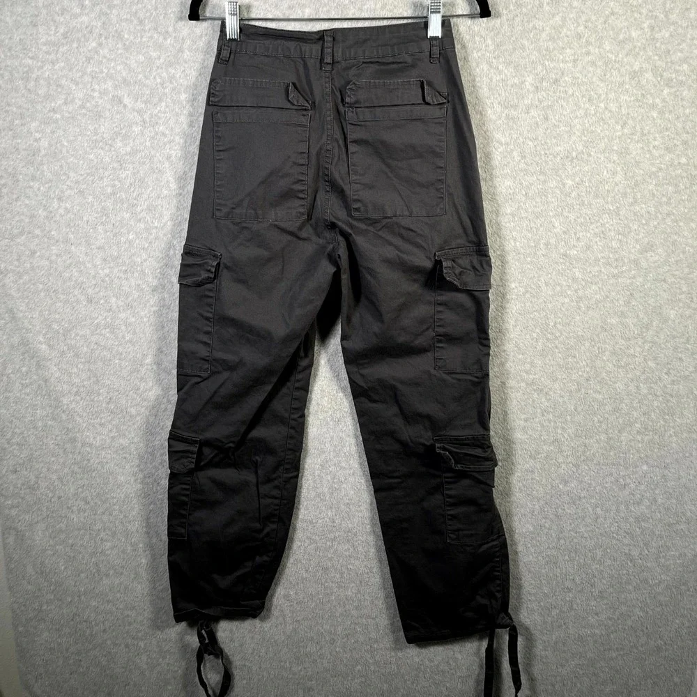 NVfelix Cargo Pants Womens XS Gray Cotton Adjustable Hem Hiking Camping‎ Outdoor